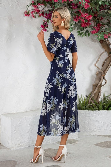 Robe Chic Florale Vaporeuse - gallery 1