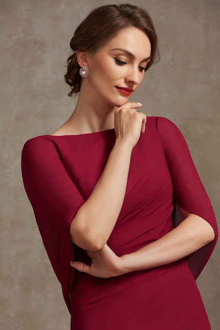 Robe Chic Mère Bordeaux - gallery 6
