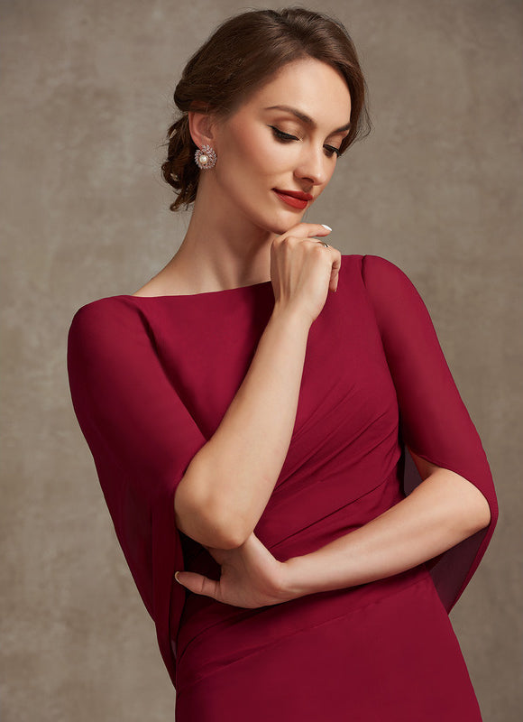 Robe Chic Mère Bordeaux - gallery 6