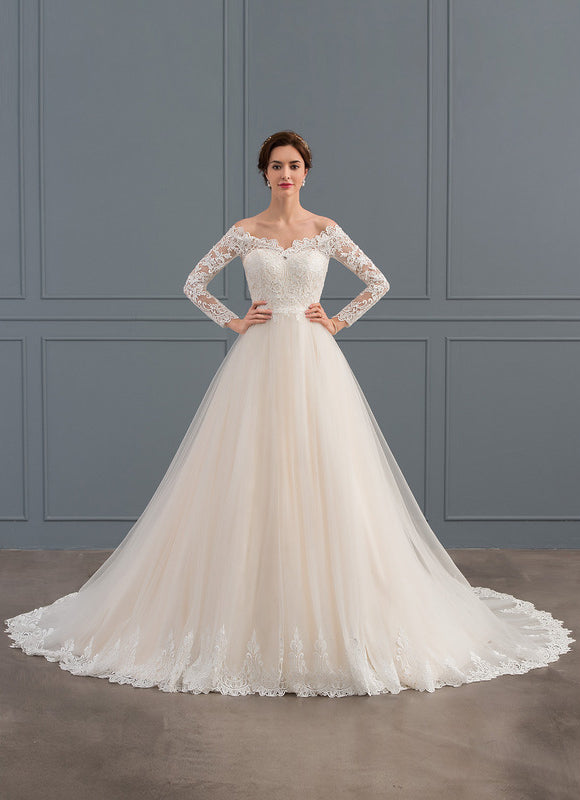 Robe Chic Élégante Épaule Dénudée - gallery 2