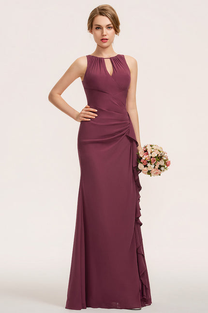 Robe Chic Bordeaux Volante - gallery 1