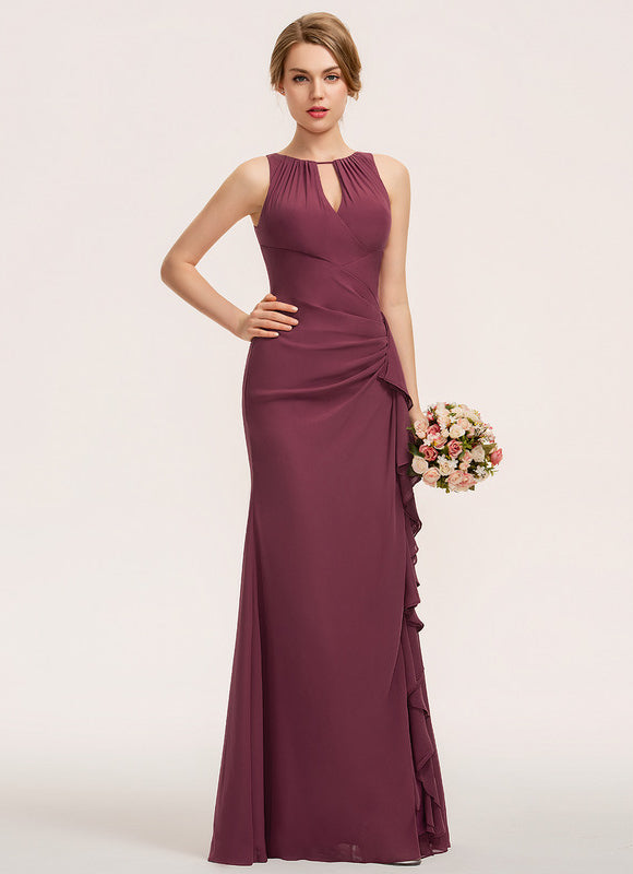 Robe Chic Bordeaux Volante - gallery 1