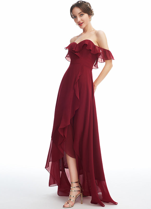 Robe Chic Rouge Aérien