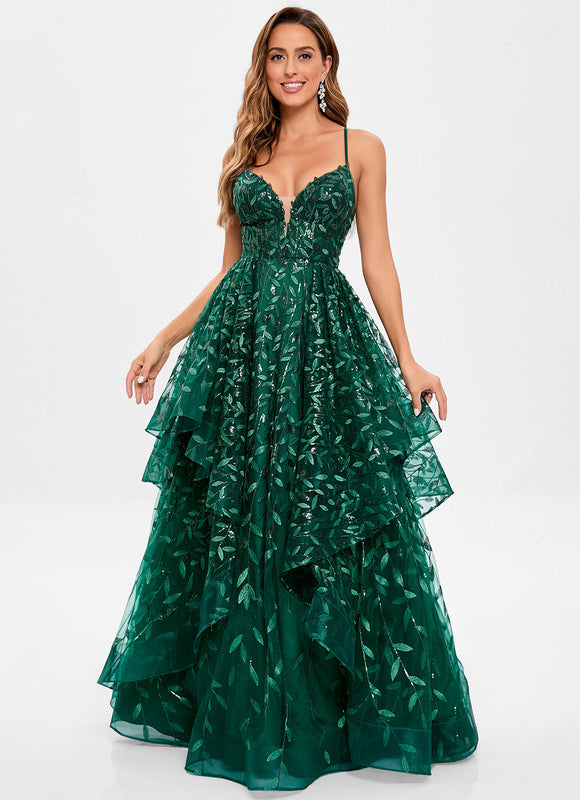 Robe Chic Émeraude Opulente - gallery 1