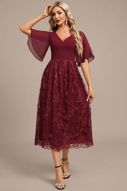 Robe Chic Émeraude Fluide - gallery 1