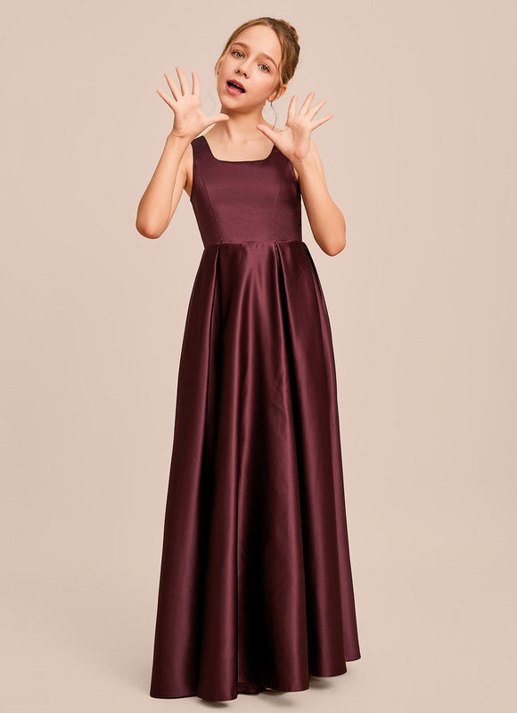Robe Chic Bleu Satiné - gallery 5