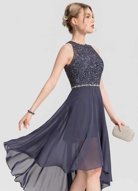 Robe Chic Élégance Verte Flottante - gallery 6