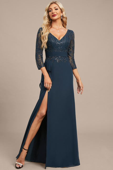 Robe Chic Élégance Plissée - gallery 1