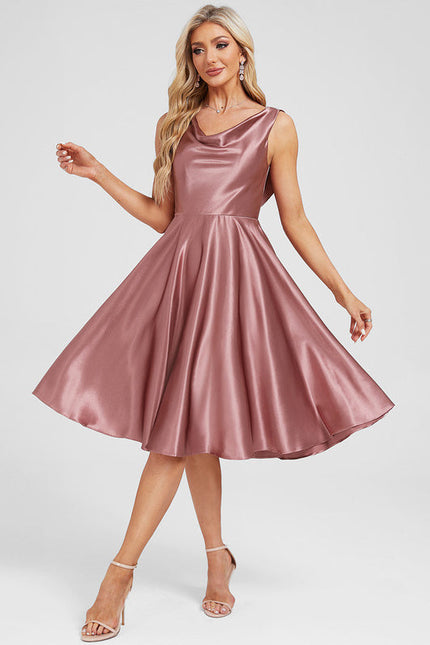 Robe Chic Rose Irisée - gallery 3