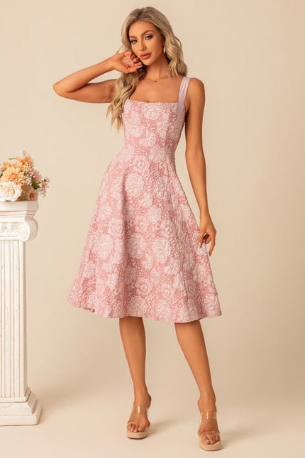 Robe Chic Flore Rose - gallery 8