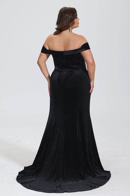 Robe Chic Velours Noire - gallery 7