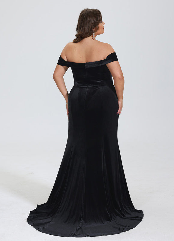 Robe Chic Velours Noire - gallery 7