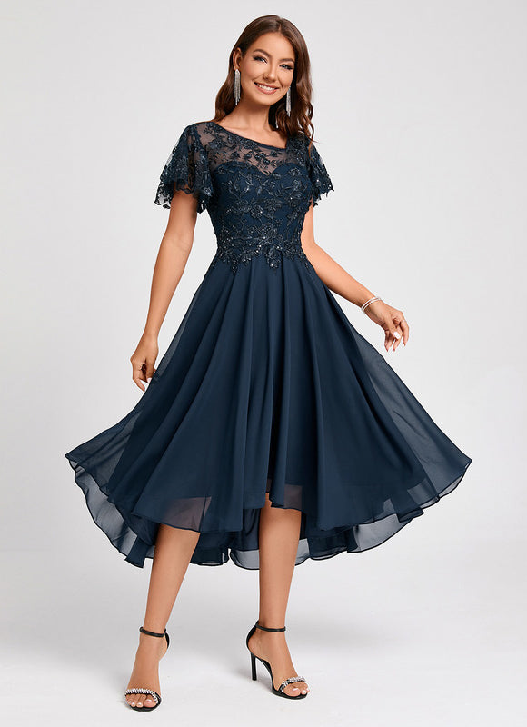 Robe Chic Cocktail Étoilée
