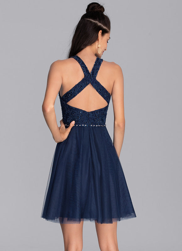 Robe Chic Tulle Marine - gallery 3