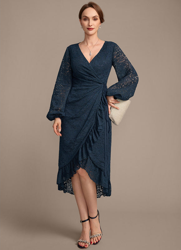 Robe Chic Dentelle Plissée - gallery 1