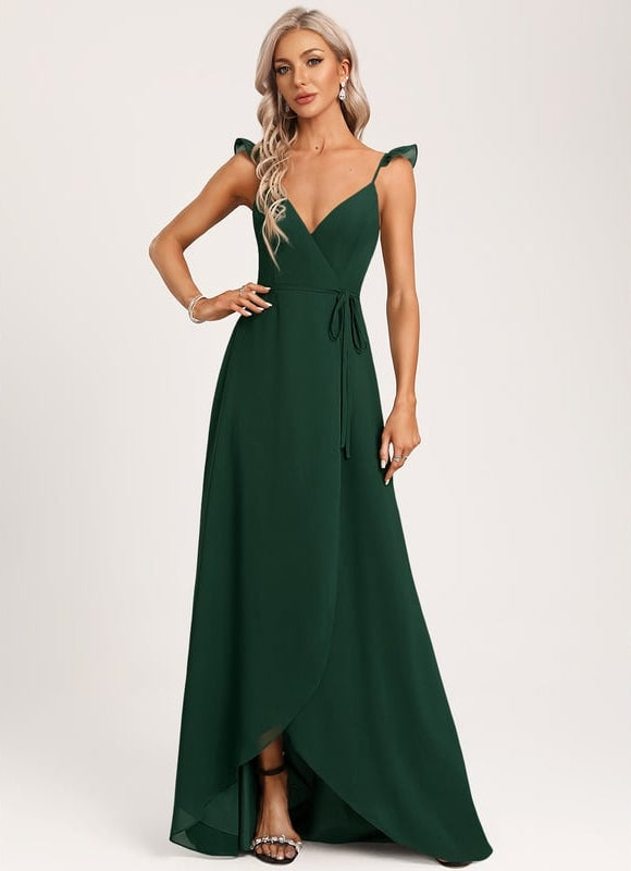 Robe Chic Mousseline Asymétrique