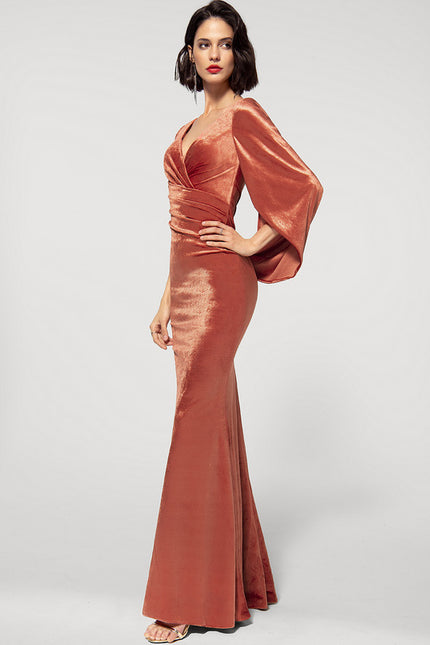 Robe Chic Velours Éclatant - gallery 2