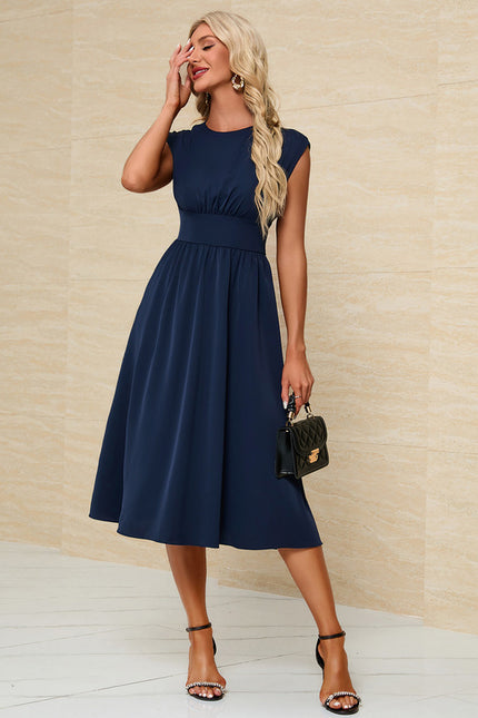 Robe Chic Noire Ajourée