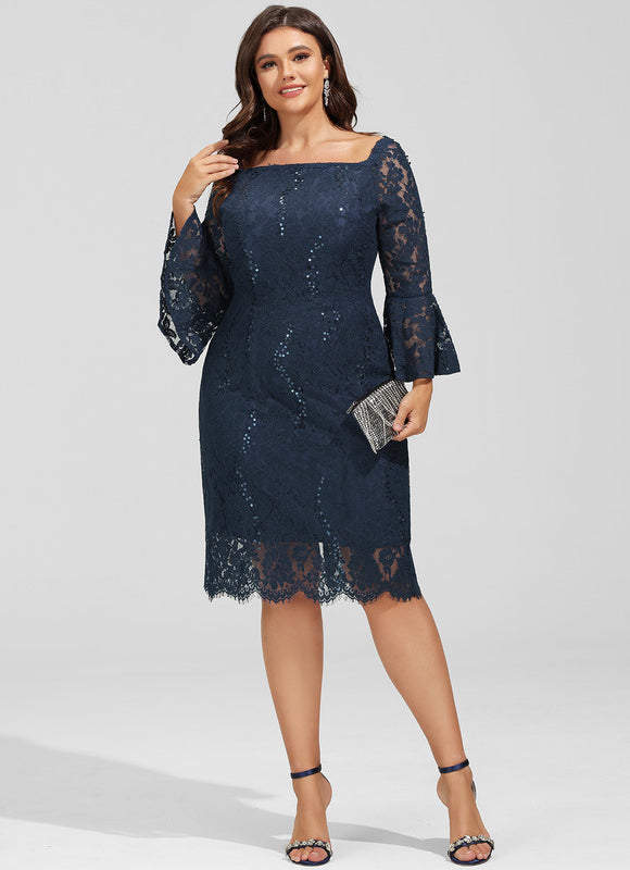 Robe Chic Chic Dentelle Étoilée - gallery 9