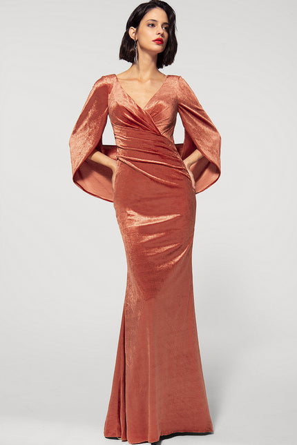 Robe Chic Velours Éclatant