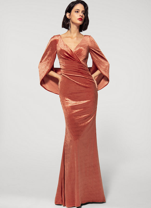 Robe Chic Velours Éclatant