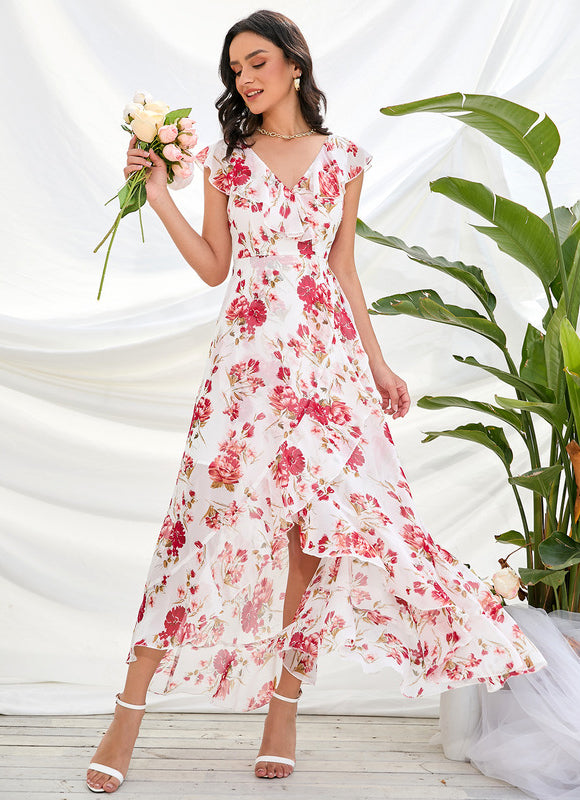 Robe Chic Florale Vaporeuse - gallery 7