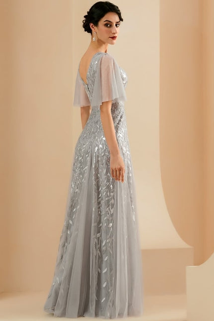 Robe Chic Argentée Légère - gallery 2