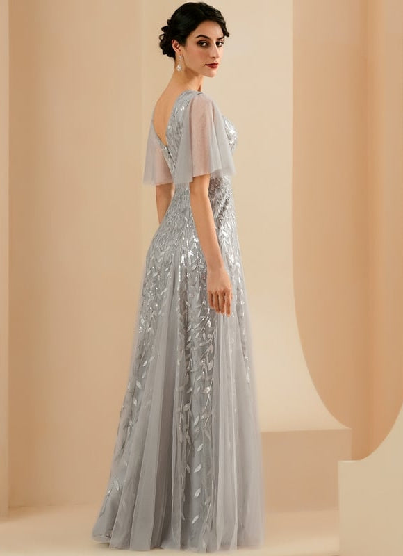 Robe Chic Argentée Légère - gallery 2