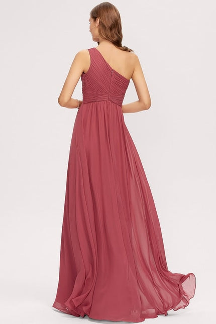 Robe Chic Asymétrique Beige - gallery 4