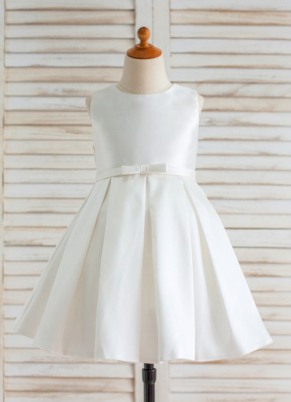 Robe Chic Rouge Satinée Longueur Genou - gallery 7