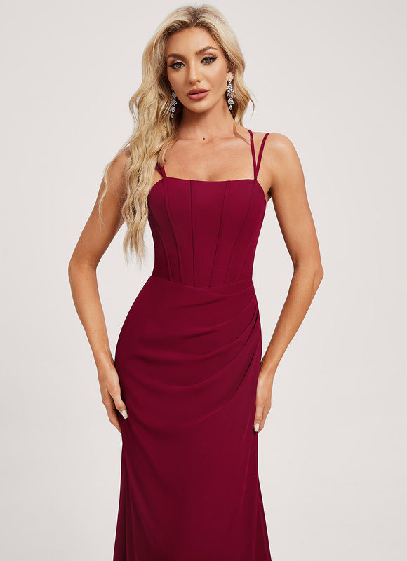 Robe Chic Sirène Bordeaux - gallery 3