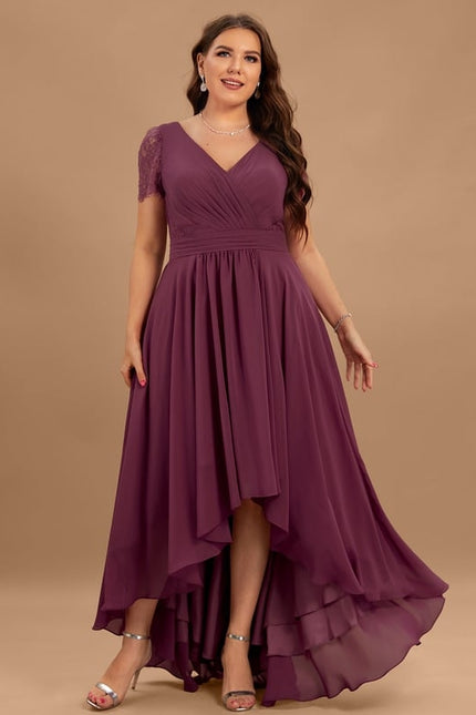 Robe Chic Aérienne Bordeaux - gallery 8