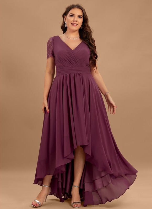 Robe Chic Aérienne Bordeaux - gallery 8