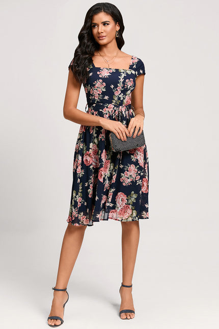 Robe Chic Florale Marine - gallery 4