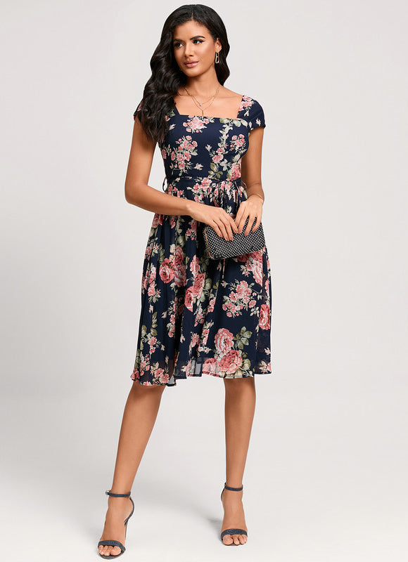 Robe Chic Florale Marine - gallery 4