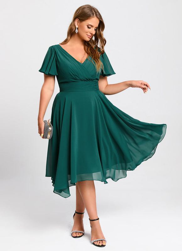 Robe Chic Asymétrique Vaporeuse - gallery 6