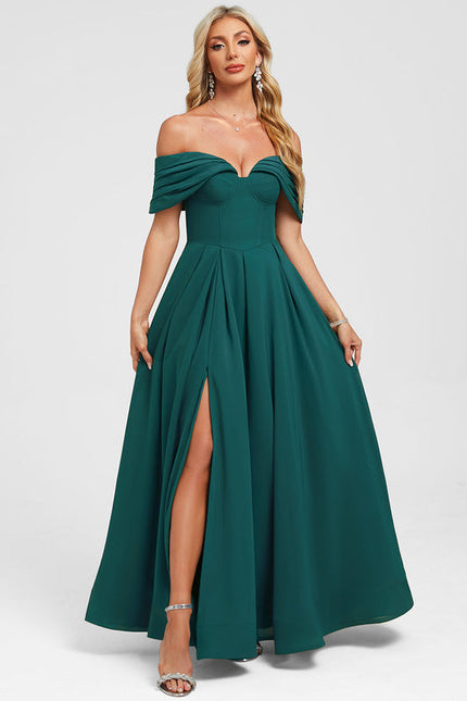 Robe Chic Mousseline Verte