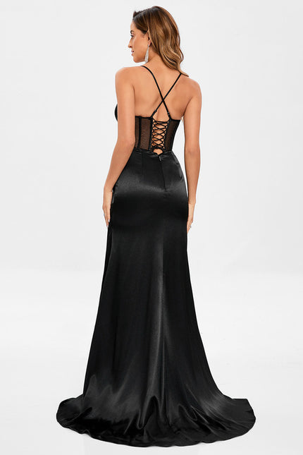 Robe Chic Satinée Cuivre - gallery 5