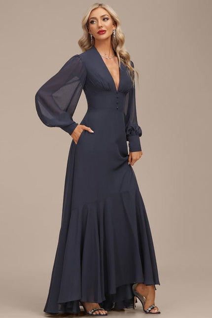 Robe Chic Nuit Élégante Flottante - gallery 1