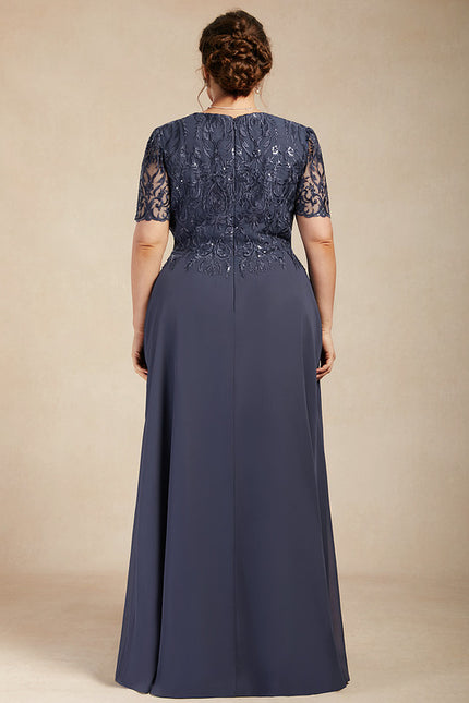 Robe Chic Aérienne Grise - gallery 8