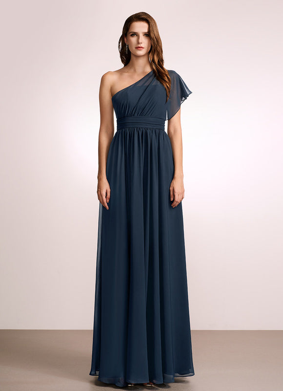Robe Chic Asymétrique Beige - gallery 1