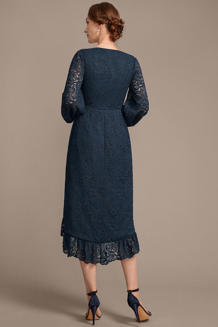 Robe Chic Dentelle Plissée - gallery 6