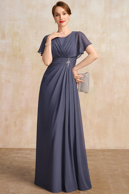 Robe Chic Mousseline Nuit - gallery 3
