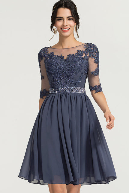 Robe Chic Bleu Nuit Enchanté