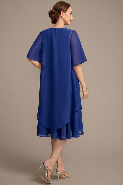 Robe Chic Chiffon Azur - gallery 6