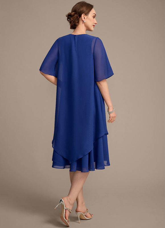 Robe Chic Chiffon Azur - gallery 6