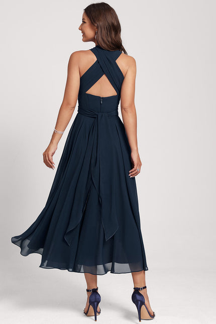 Robe Chic Asymétrique Émeraude - gallery 7