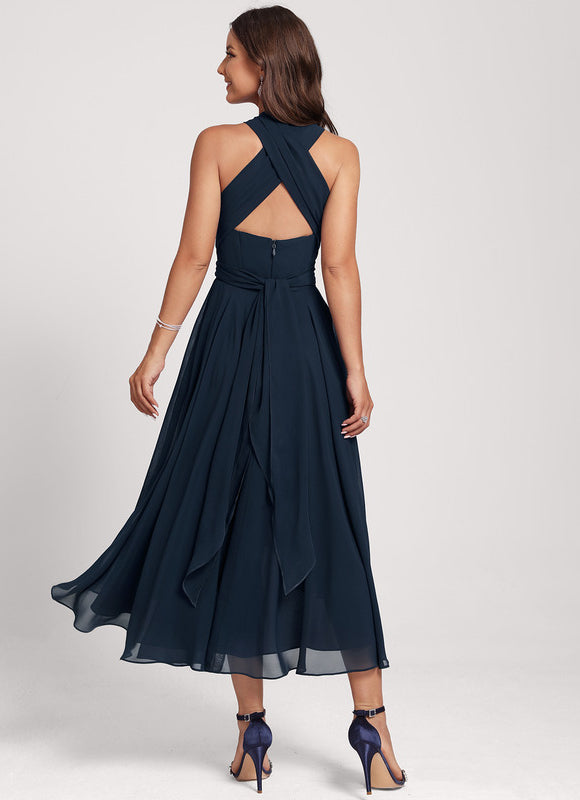 Robe Chic Asymétrique Émeraude - gallery 7