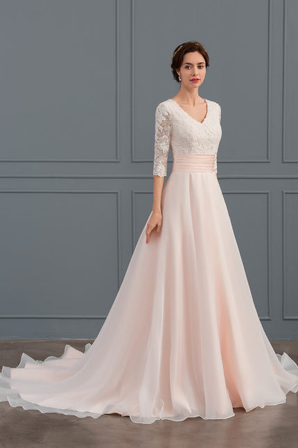 Robes De Soirée Chic Et Classe Manche Longue - gallery 3