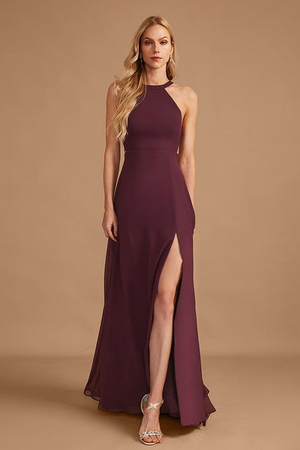 Robe Chic Col Montant Évasée - gallery 1
